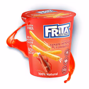 FRITA CARTOFI CROCANTI CU KETCHUP 40GR (12BUC/BAX) 5941179004800