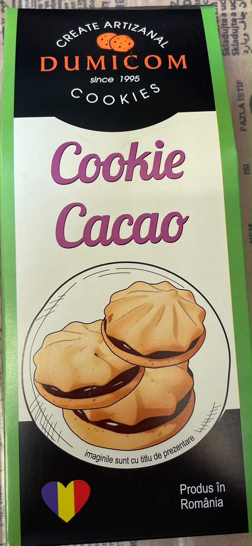 COOKIE CACAO 70GR (10BUC/BAX) 6423235000333