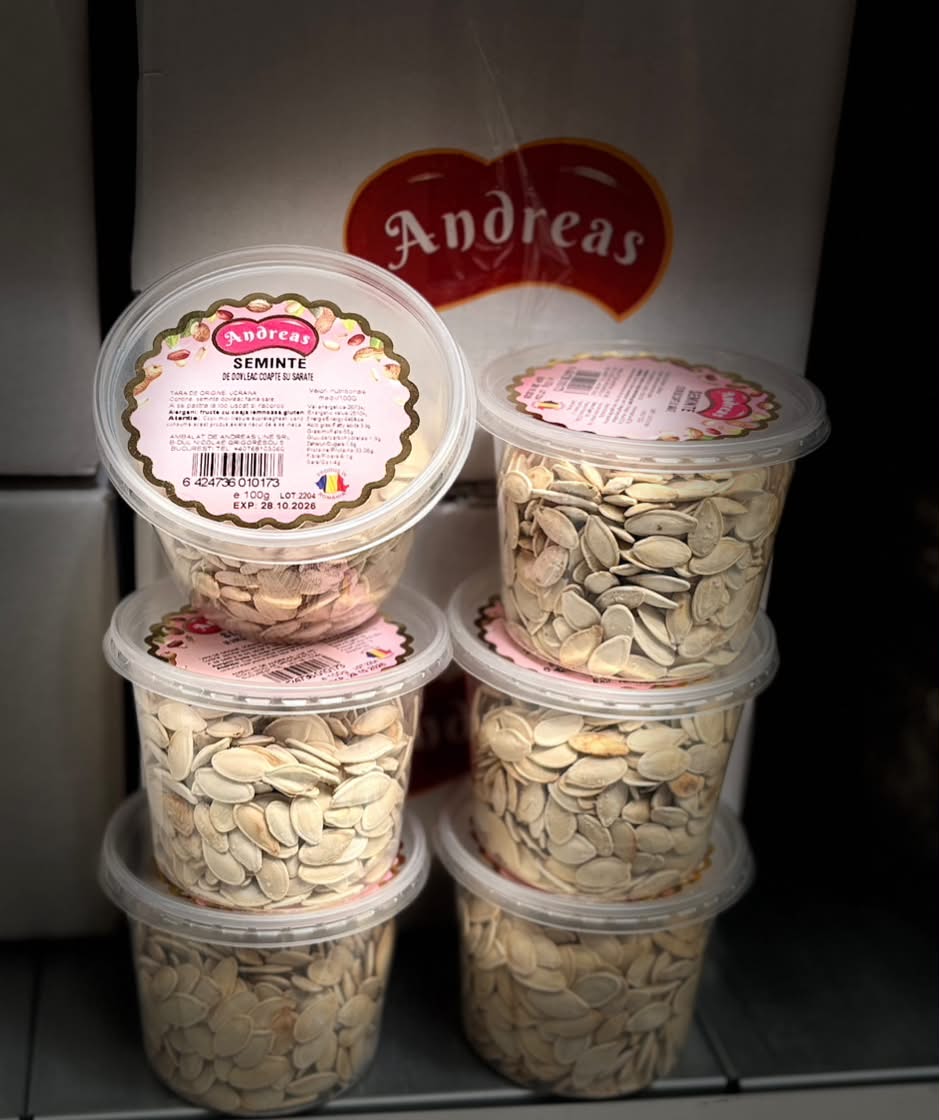 ANDREAS SEMINTE DOVLEAC PAHAR 100G 12BUC/BAX 6424736010173