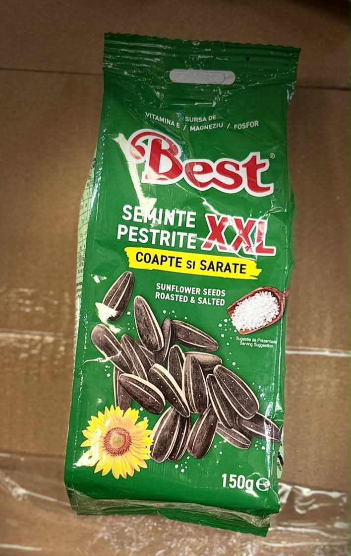 BEST SEMINTE PESTRITE XXL  SARATE 150GR (14BUC/BAX) 6425881240873