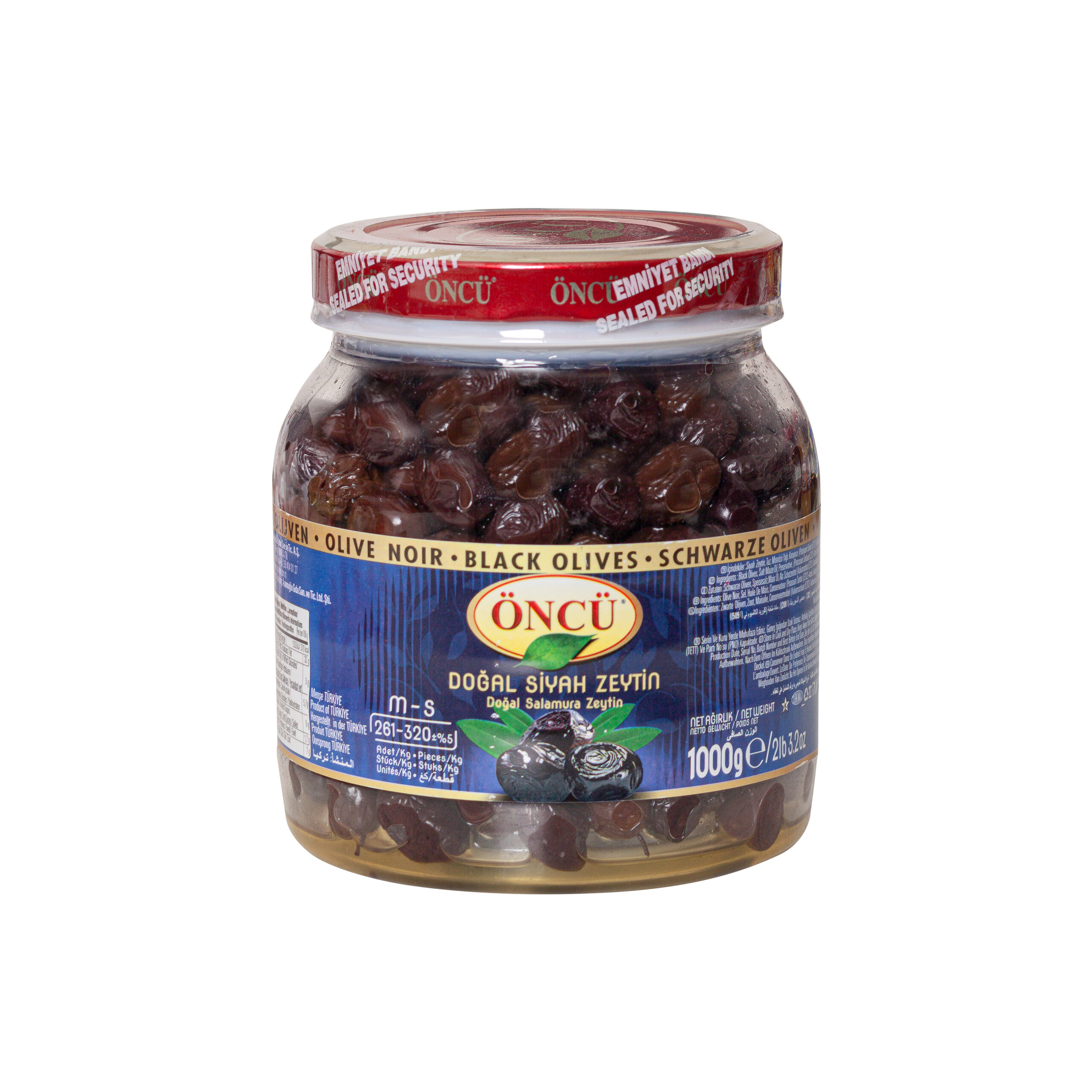 ONCU MASLINE GEMLIK NATURALE M-S (261-320) 1KG (12BUC/BAX) 8693891402026