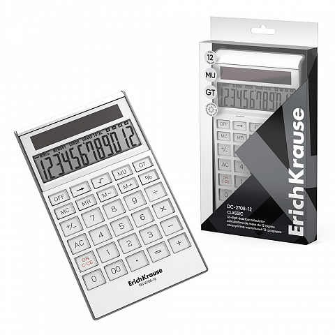 CALCULATOR 12-DIGIT ERICHKRAUSE DC-2708 4041485620037