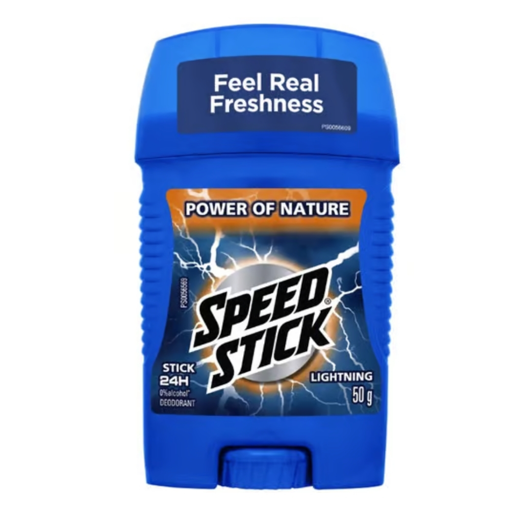 MENNEN STICK SOLID LIGHTNING 24H 50GR (12BUC/BAX) 8718951646940