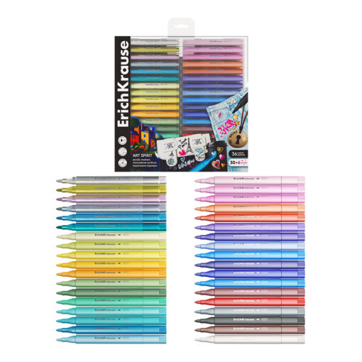 SET 30+6 MARKER ACRILICE ART SPIRIT METALICE 4041485650355