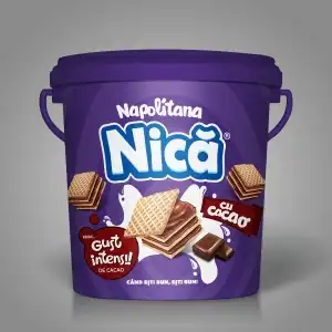 NICA NAPOLITANE CACAO GALEATA 900GR 6427377000121