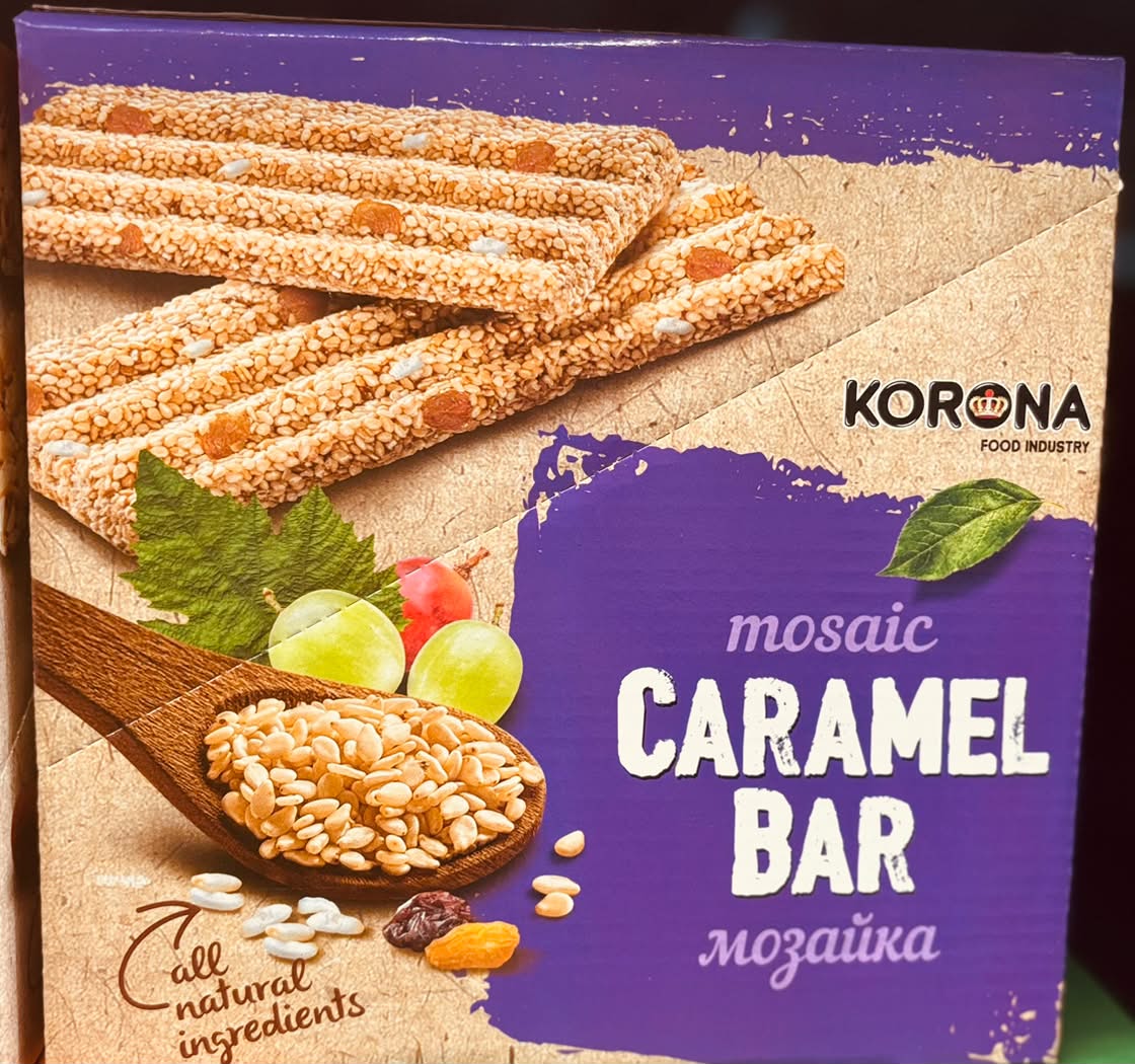 BATON CARAMEL MOZAIC 45GR (15BUC/CUT) 3800205519119