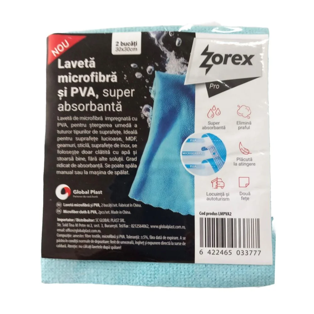ZOREX Pro Laveta microf multistrat acoperita PVA 6422465033760