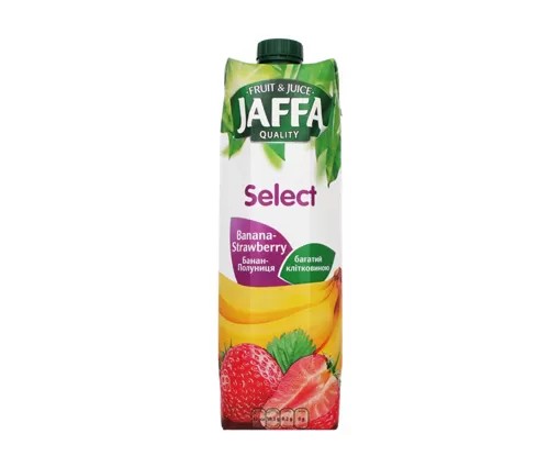 JAFFA BAUTURA BANANE&CAPSUNI 950ML (12BUC/BAX) 4820003684856