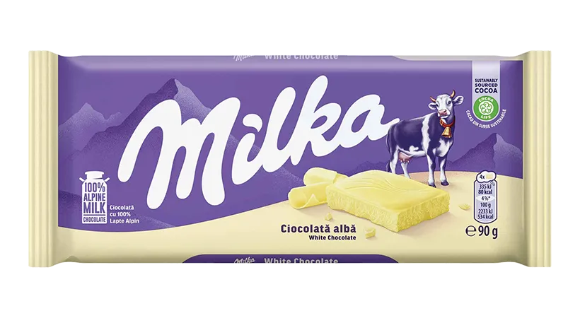 Milka ciocolata alba 90g (24B) 7622202265358