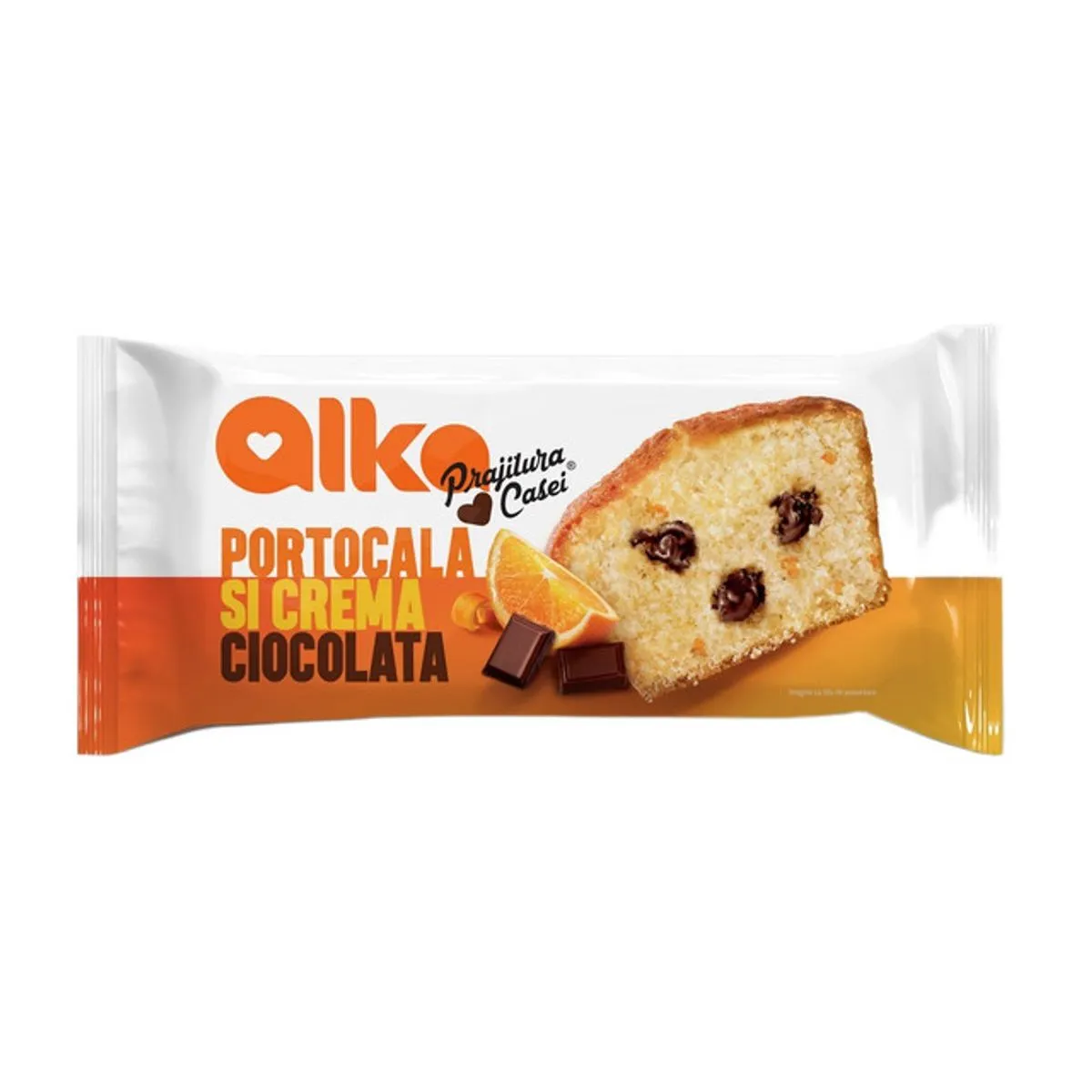ALKA PRAJITURA CASEI portocala si crema ciocolata 330g 5941035012970