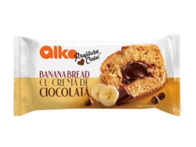 ALKA PRAJITURA CASEI piure banane si crema ciocolata 55g 5941035012475