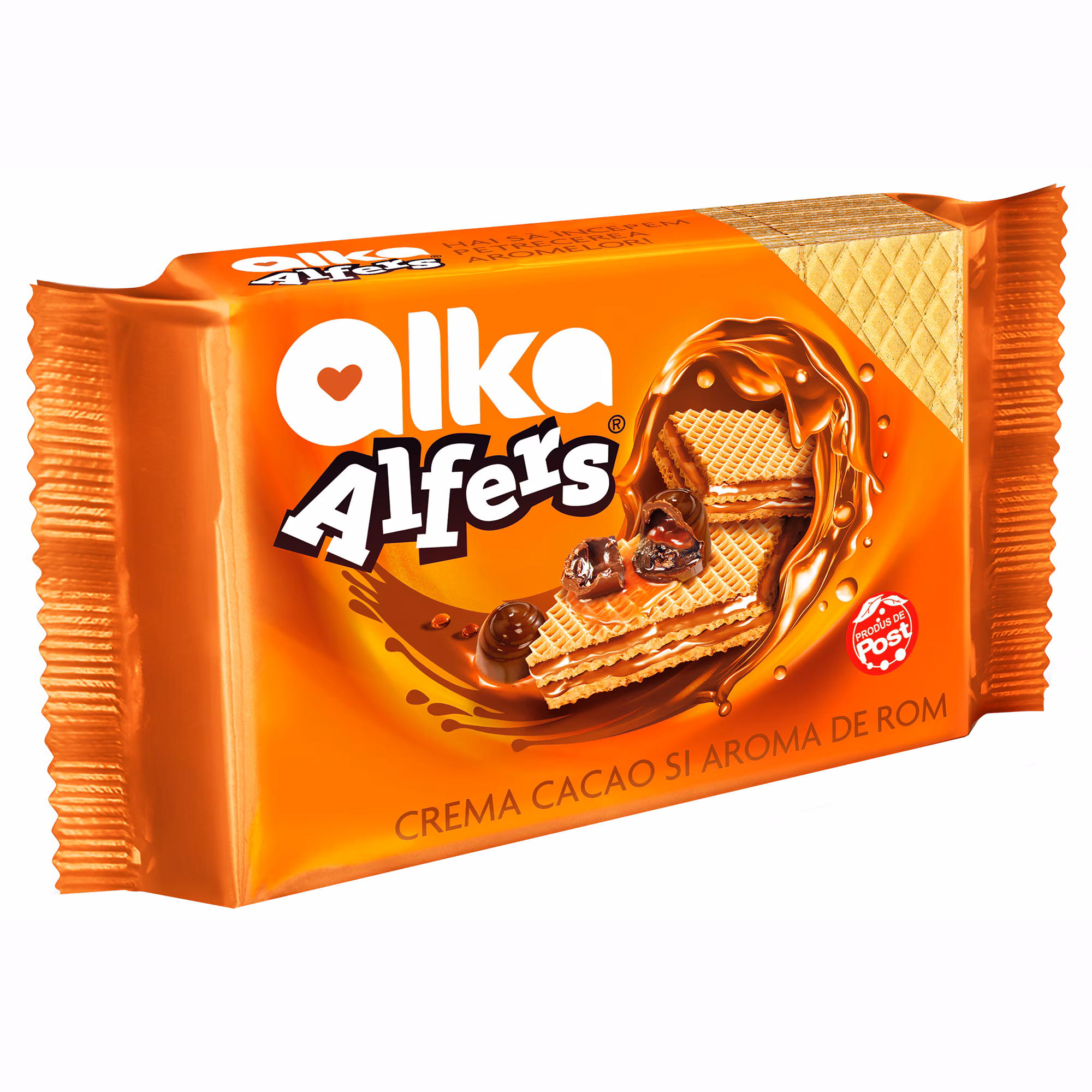 ALFERS Napolitane crema cacao cu rom 170g 5941035009437