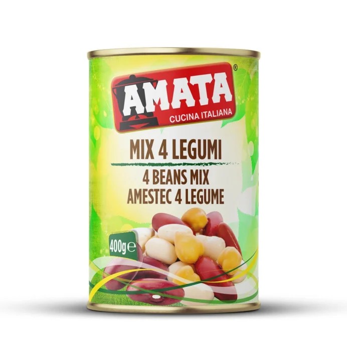 AMATA MIX 4 LEGUME 400GR (24BUC/BAX) 8014336083547