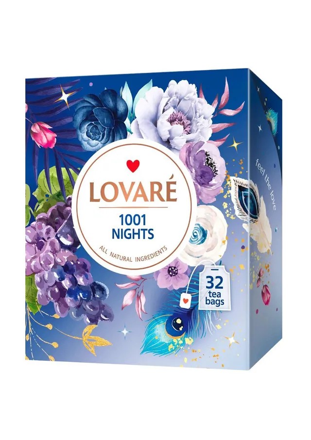 CEAI LOVARE AMESTEC NEGRU&VERDE&PLANTE&FRUCTE 1001 NIGHTS TUB 80GR 4820097815563