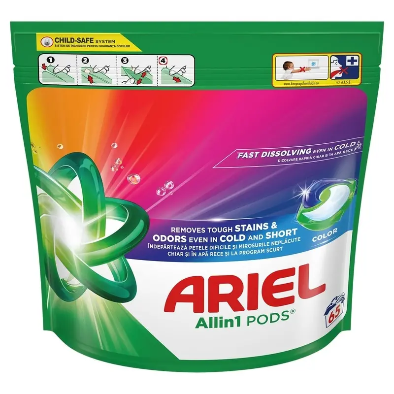 Ariel Capsule Color 65 Spalari 8700216804936
