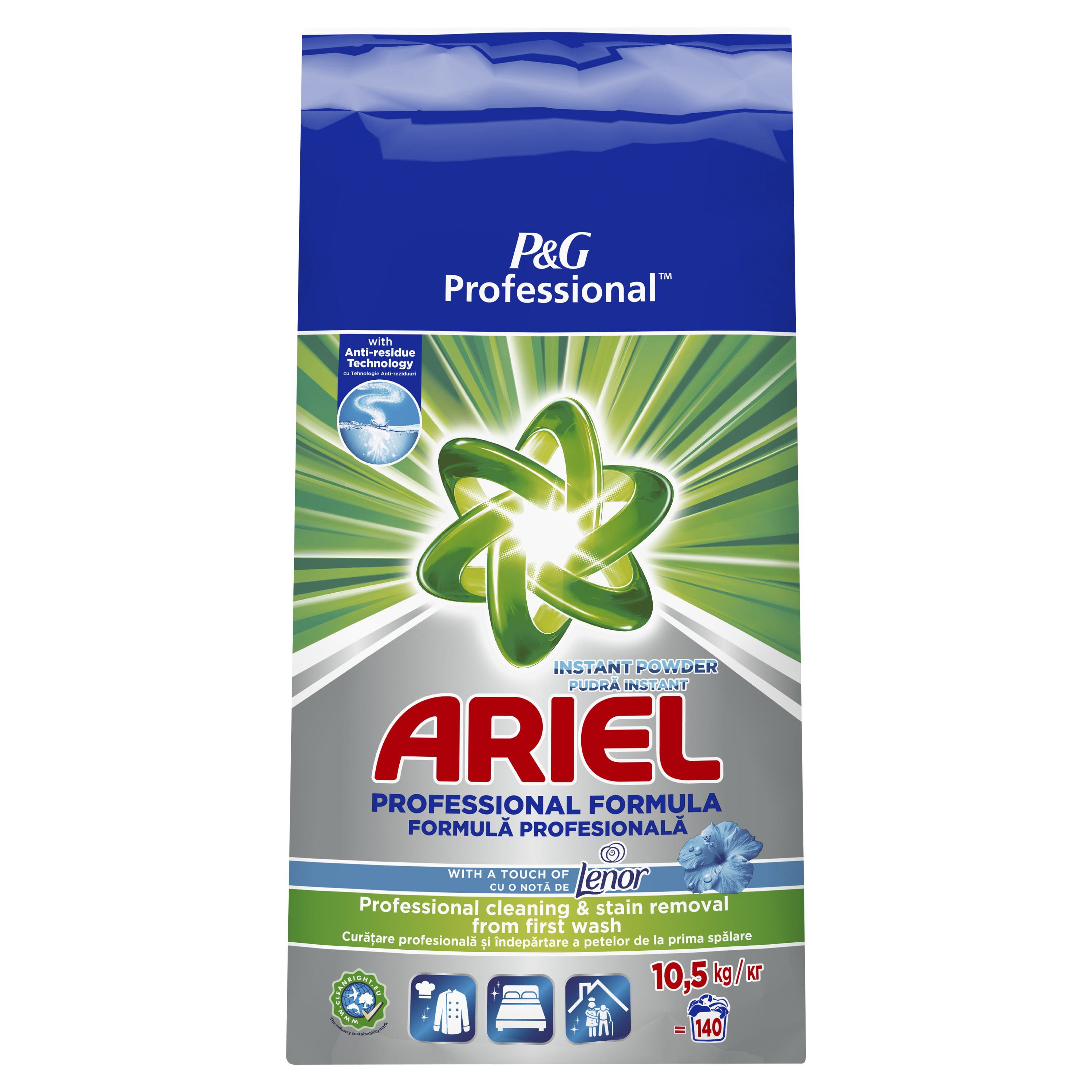 ARIEL DETERGENT PUDRA AUTOMAT 10.5KG PROFESSIONAL LENOR 140SP 8700216061575