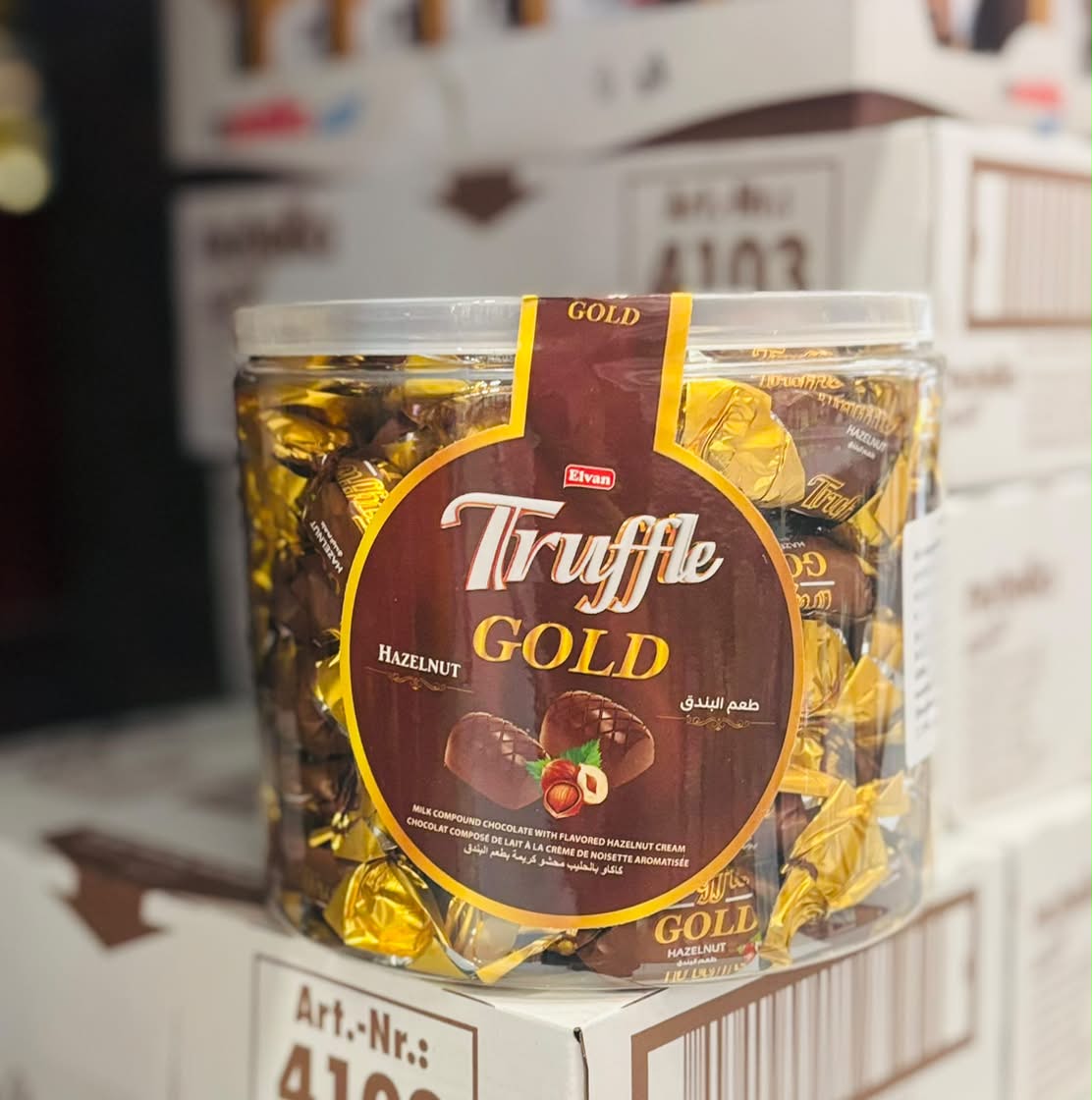 TRUFFLE GOLD HAZELNUT 900GR (8CUT/BAX) 6223013849143