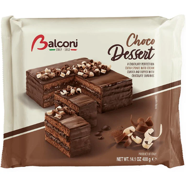 BALCONI TORT CACAO 400GR (6BUC/BAX) 8001585004171