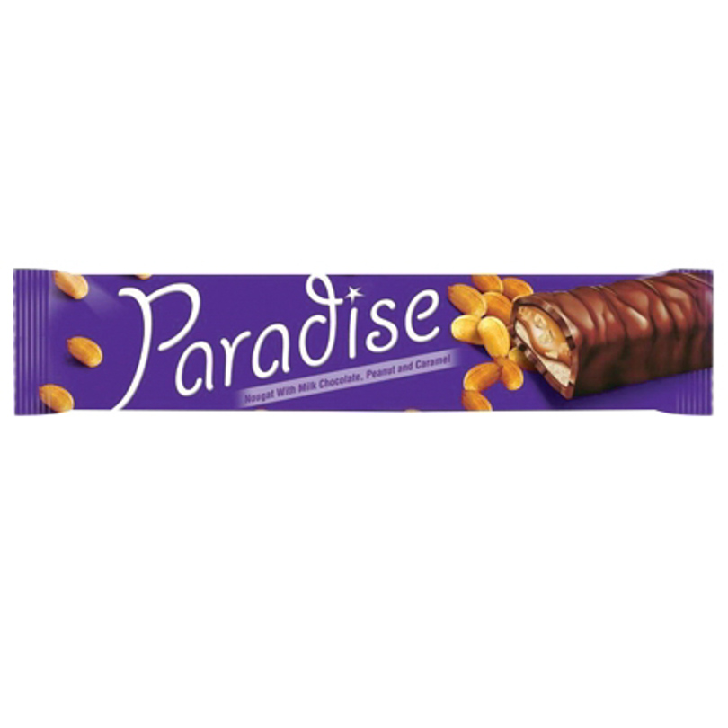 PARADISE baton cu caramel,nugat si alune 22gr 8692806149841