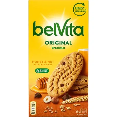 BELVITA STAR CEREALE MIERE&ALUNE 300GR (10BUC/BAX) 7622300555962