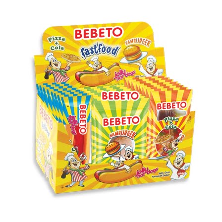 BEBETO FAST FOOD jeleuri aromate 28gr 8690146655619