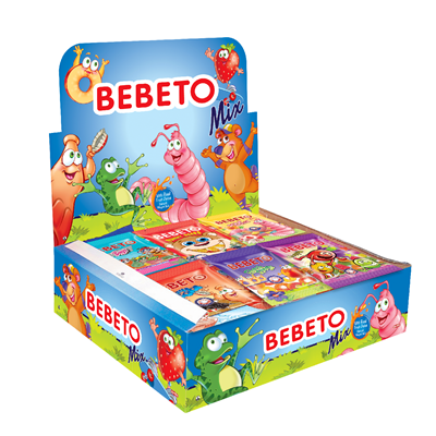BEBETO JELLY MIX jeleuri cu arome diverse 18gr 8690146832812