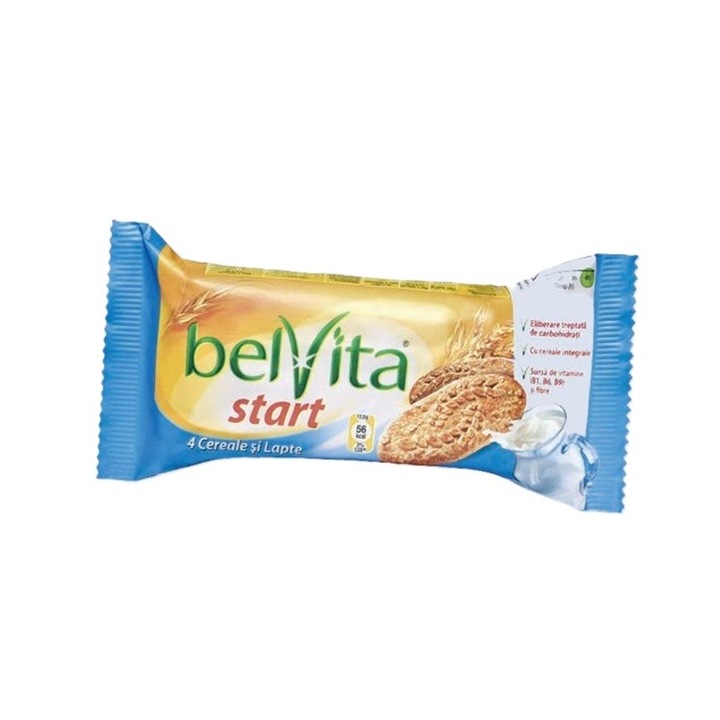 BELVITA START 4 CER LAPTE 50g (20buc) 7622201136598