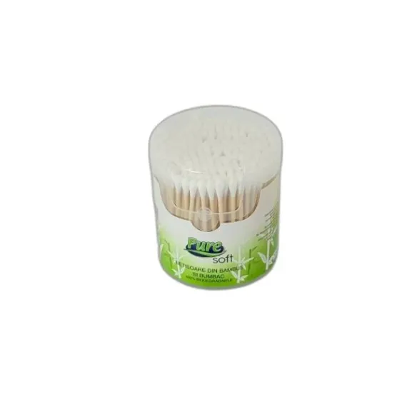PURESOFT betisoare urechi bumbac 200buc 0739113392947