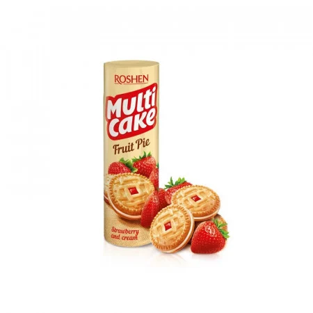 ROSHEN BISC.MULTICAKE CREMA CAPSUNI 180GR 4823077639753