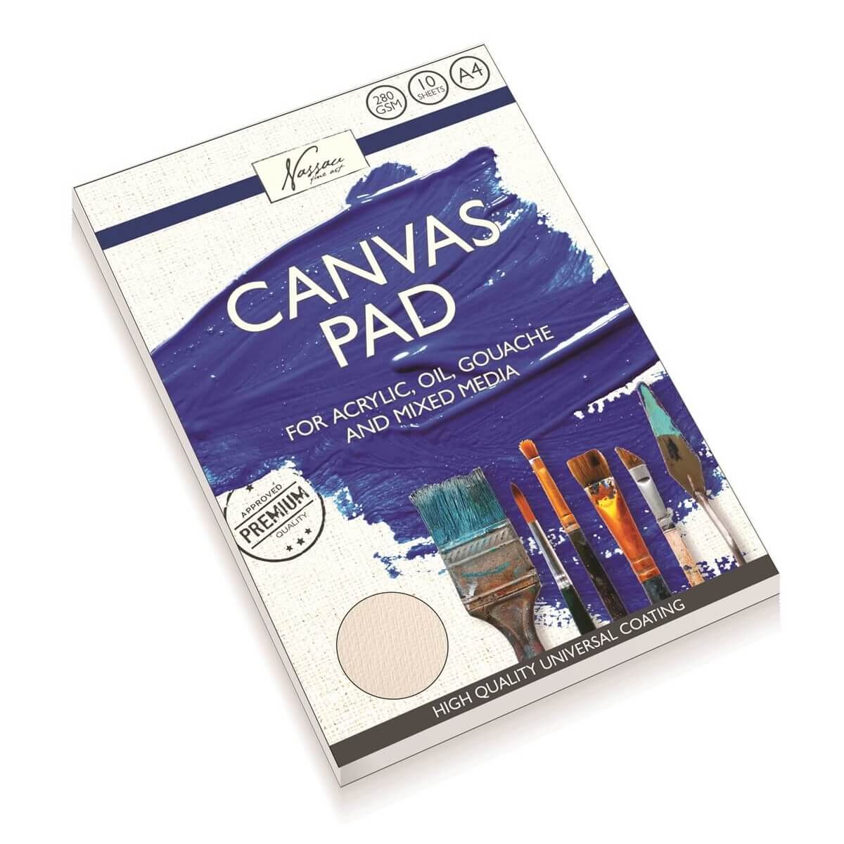 BLOC DESEN CANVAS A4 280GR 10 FOI 8720257124596