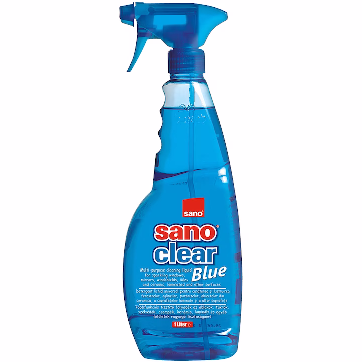 SANO CLEAR BLUE TRG 1L (SOLUTIE CURATAT GEAMURI) 7290005425646