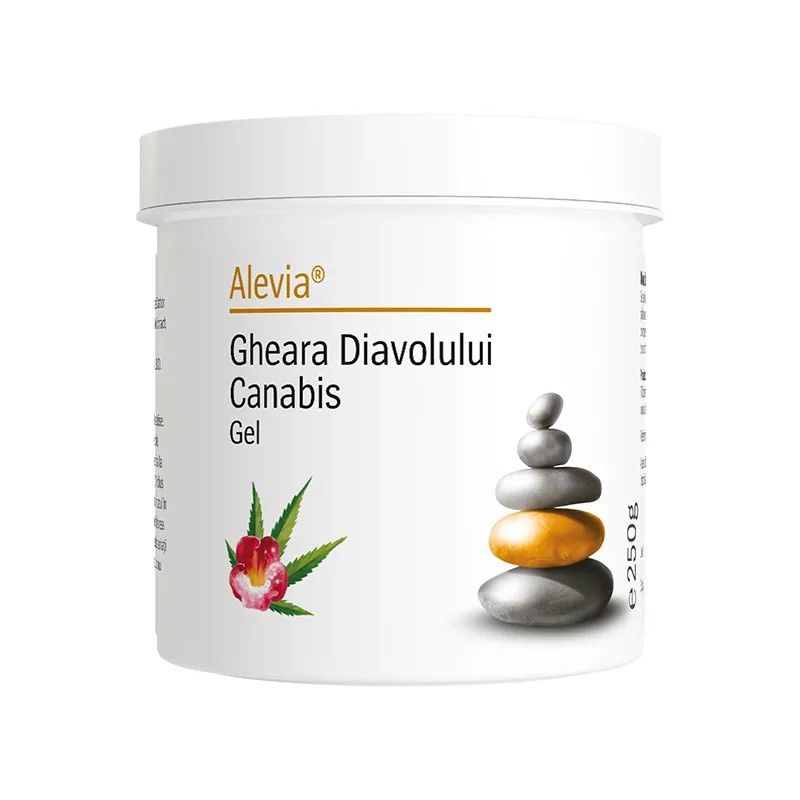 ALEVIA CREMA GHEARA DIAVOLULUI CANABIS GEL 250GR 6423602015625