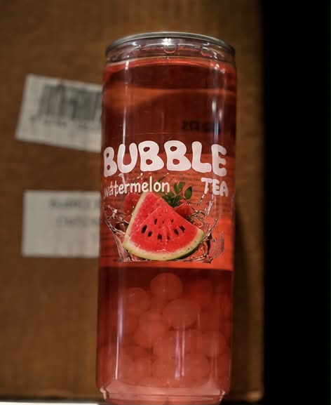 BUBLLE TEA WATERMELON 330ML SGR (8BUC/BAX) 6427924000239