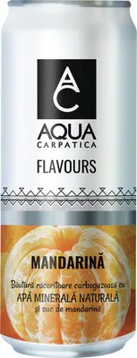 AQUA CARPATICA FLAVOURS MANDARINE 330ML SGR(24BUC/BAX) 5942326403095