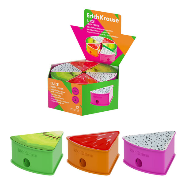 ASCUTITOAREA ERICHKRAUSE FELIE FRUCTE NEON (12BUC/CUT) 4650184775490