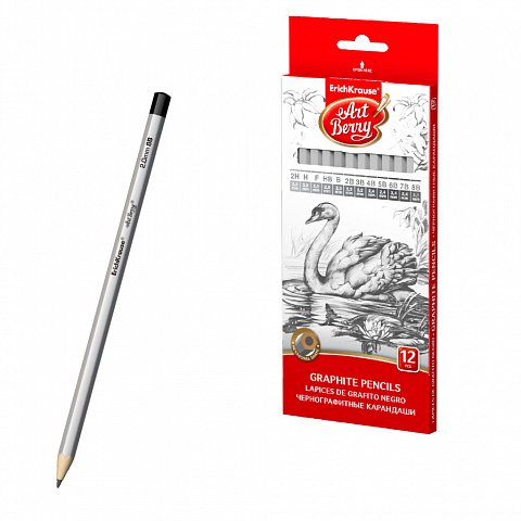 SET 12 CREIOANE GRAFIT ERICHKRAUSE ARTBERRY 2H-5B (12BUC/CUT) 4041485560814