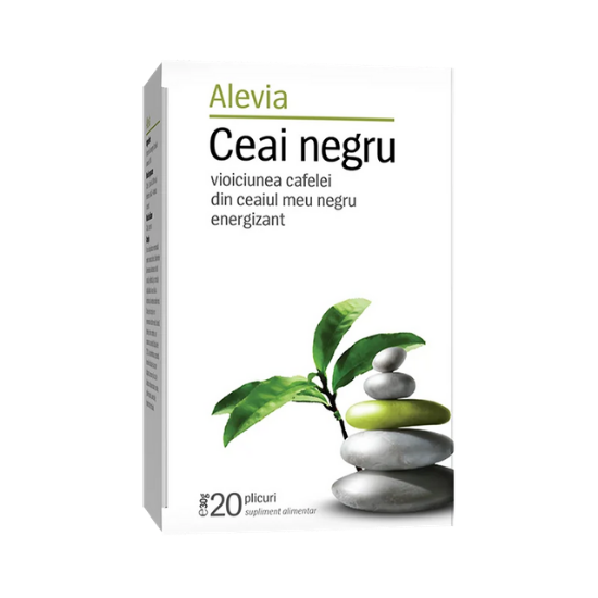ALEVIA CEAI NEGRU 30GR (20 PLICURI / CUT) 6423602000614