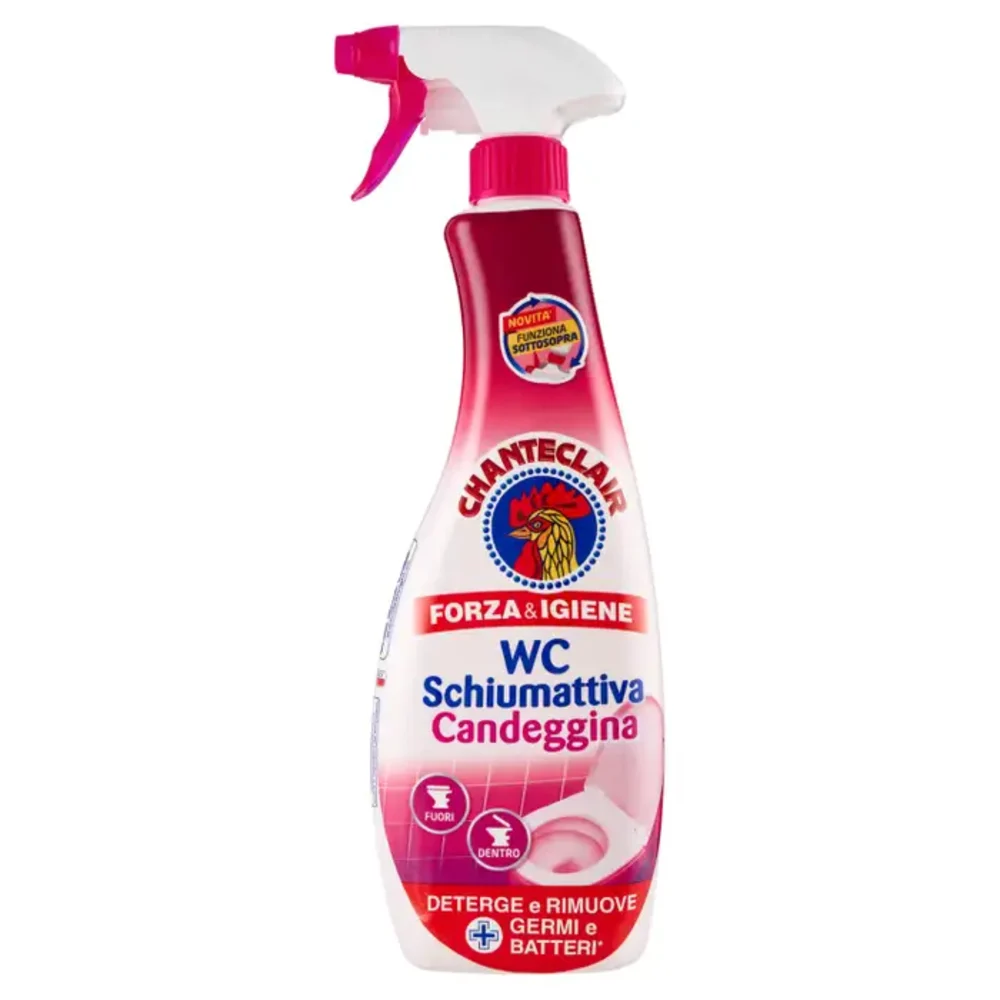 CHANTE CLAIR SPUMA WC CU INALBITOR CANDEGGINA 625ML (12BUC/BAX) 8015194535483