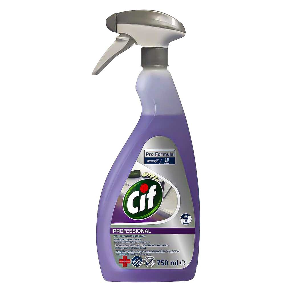 CIF 2IN1 CLEANER DEZINFECTANT 750ML (6BUC/BAX) 7615400189328