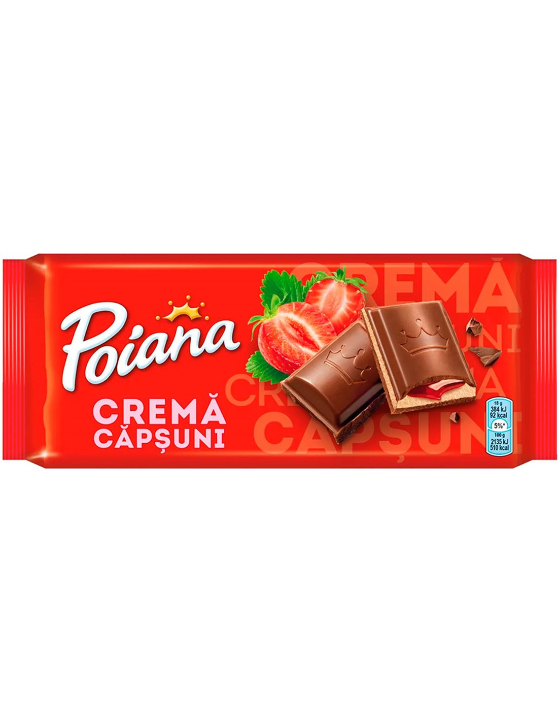 POIANA CREMA LAPTE&CAPSUNI JELEU 90GR (25BUC/CUT) 7622210362469
