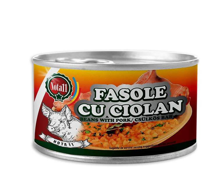 FASOLE CU CIOLAN 300gr  NOTA 11    6buc/bax 5949024303351