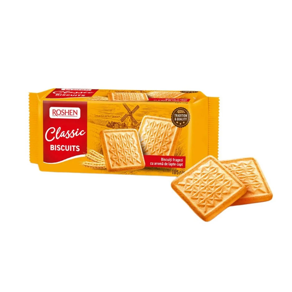 ROSH.BISC. CLASSIC CU AROMA LAPTE COPT 185GR 4823077650857