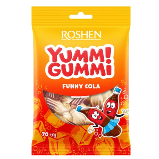 ROSH.YUMMI GUMMI FUNNY COLA 70 GR 4823077636394