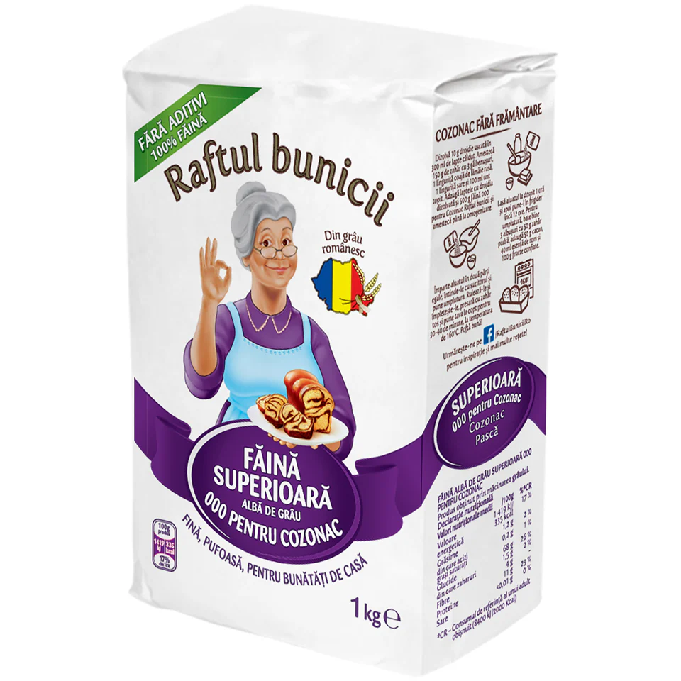 FAINA ALBA COZONAC RAFTUL BUNICII 1KG 5941442006876