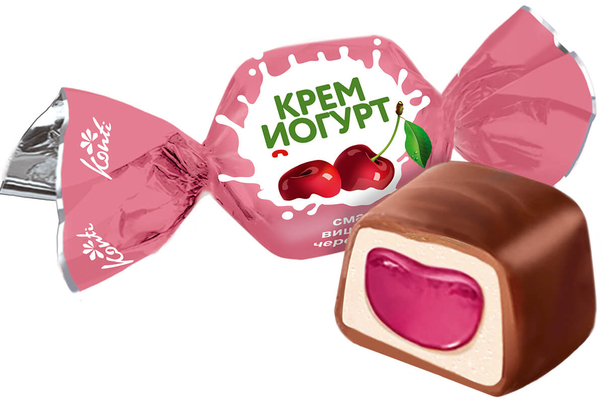 KONTI CREAM YOGHURT CHERRY 1KG 4823088606478