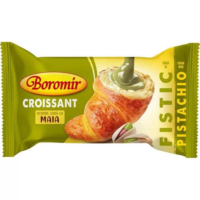 CROISSANT CREMA FISTIC BOROMIR 60GR (30BUC/BAX) 5941300014449