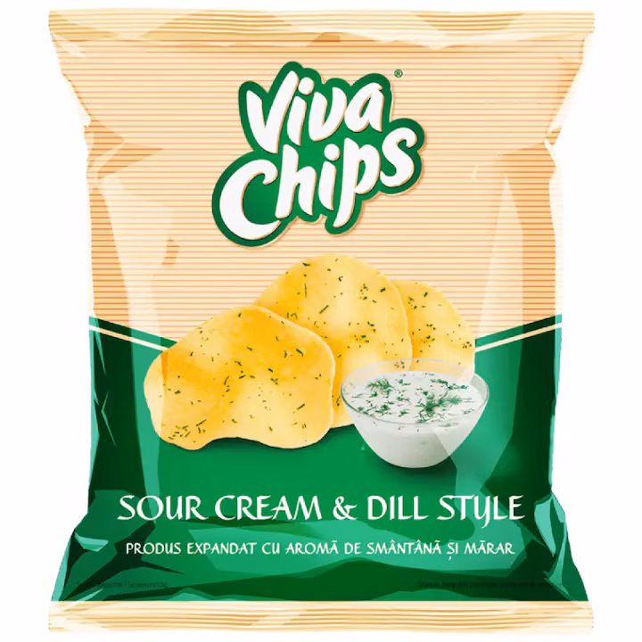 VIVA CHIPS CU SMANTANA+MARAR 50G 5941311003166