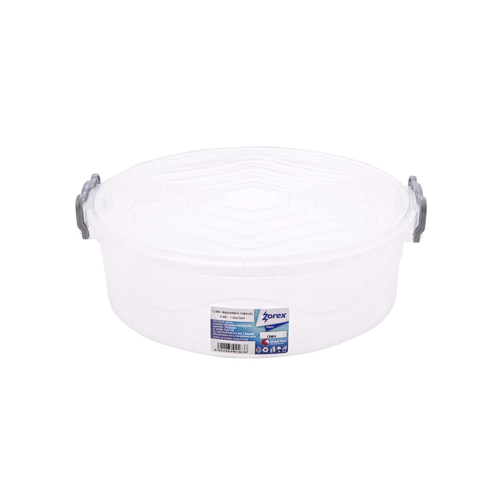 Cutie depozitare rotunda, 4L 6422465024638
