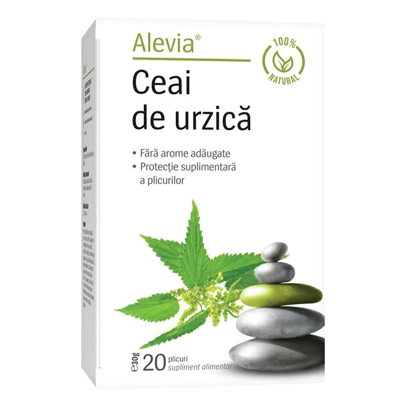 ALEVIA CEAI DE URZICA 30GR (20 PLICURI / CUT) 6423602001598