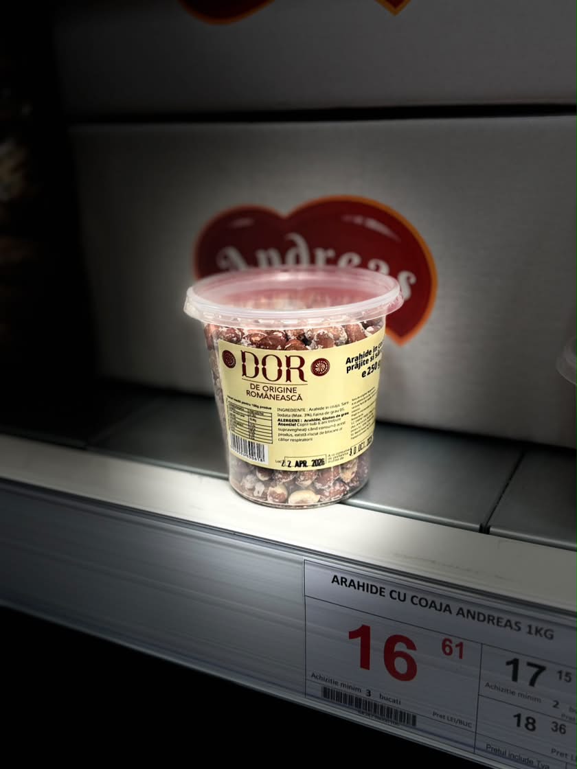 DOR ARAHIDE IN COAJA PRAJITE 250GR 5949096690618